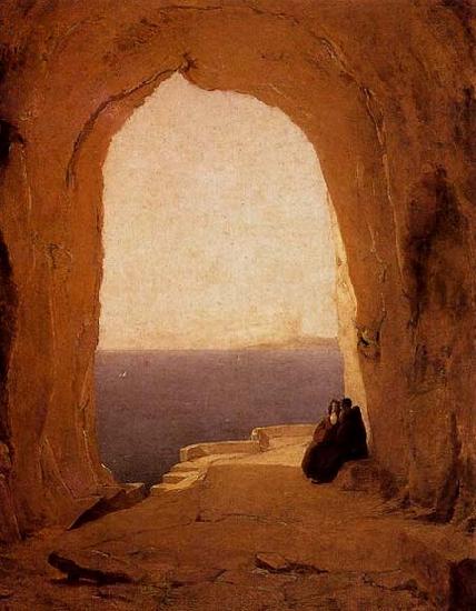 Karl Blechen Grotto in the Gulf of Naples